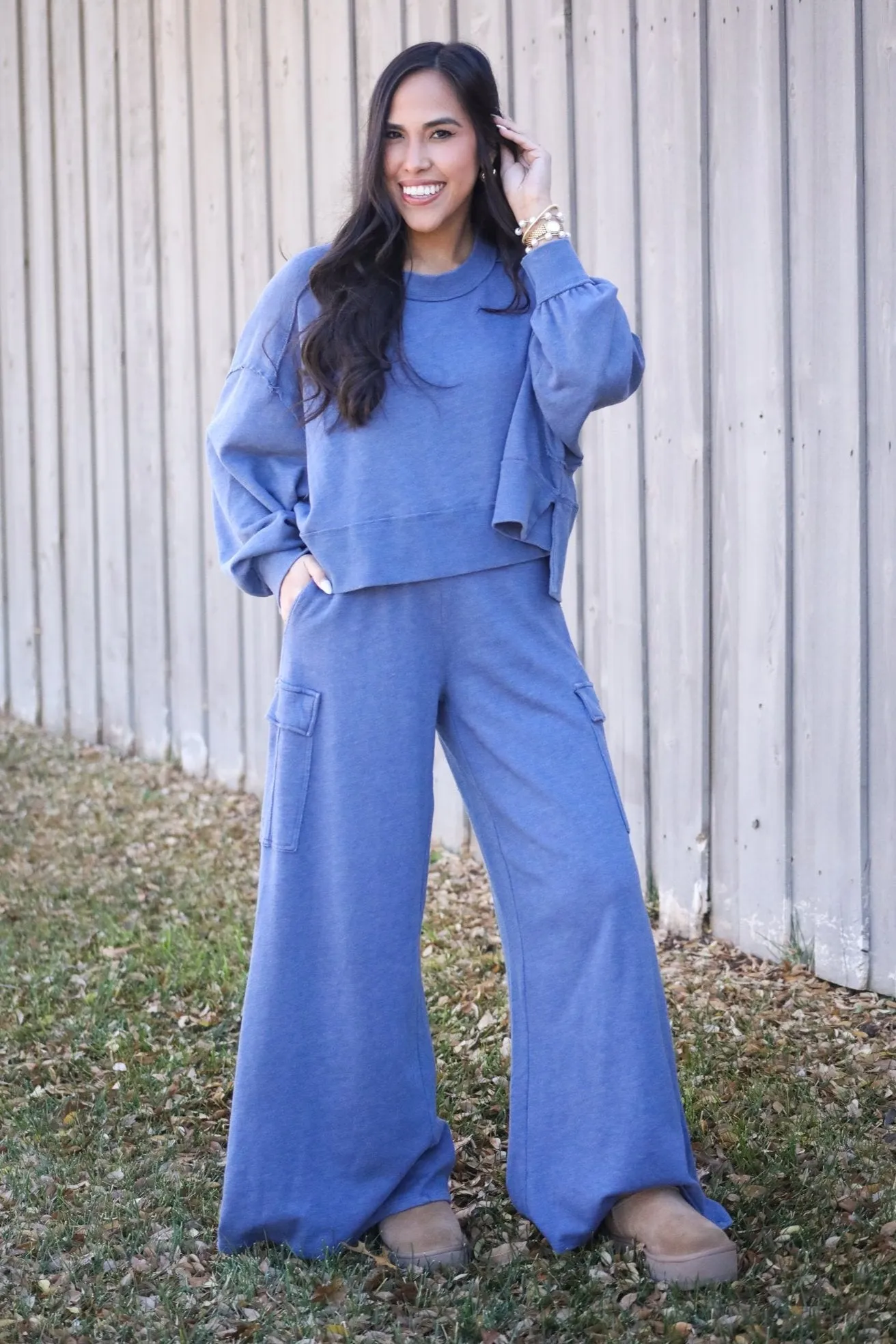 My Own Style Blue Loungewear Set