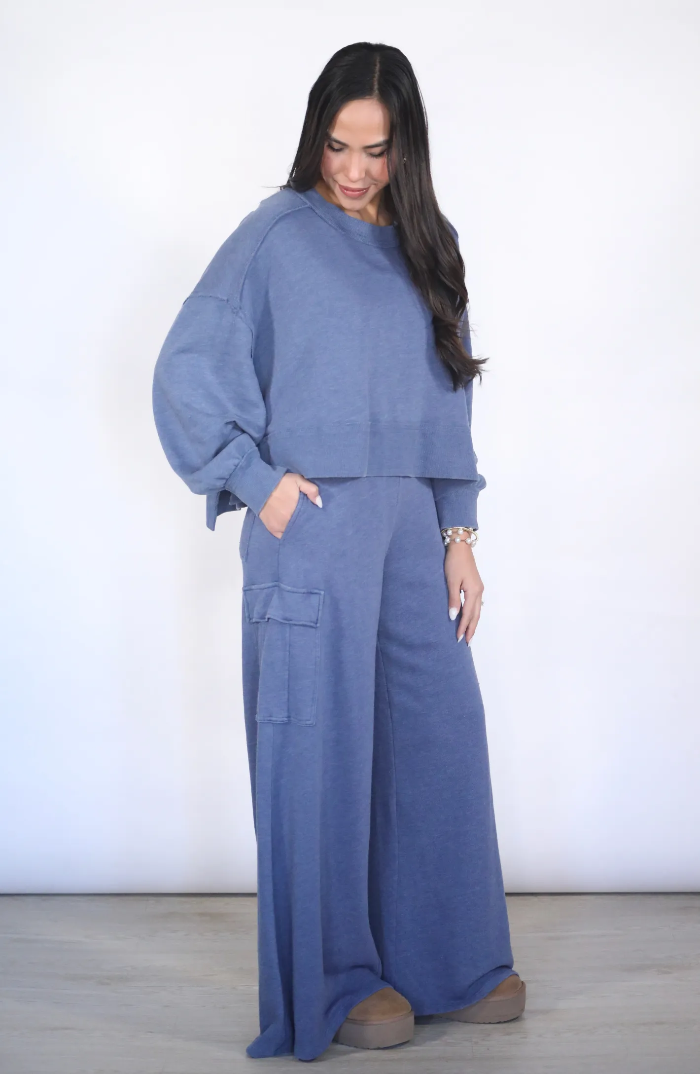My Own Style Blue Loungewear Set