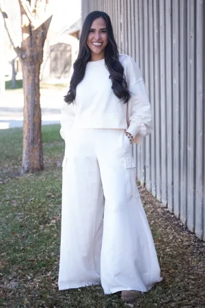My Own Style Cream Loungewear Set