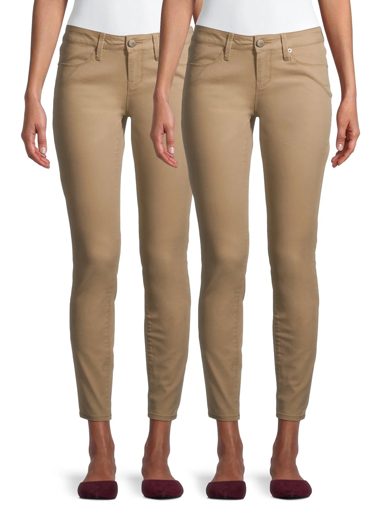 No Boundaries Juniors Classic Skinny Jeans, 2-Pack, Sizes 1-17