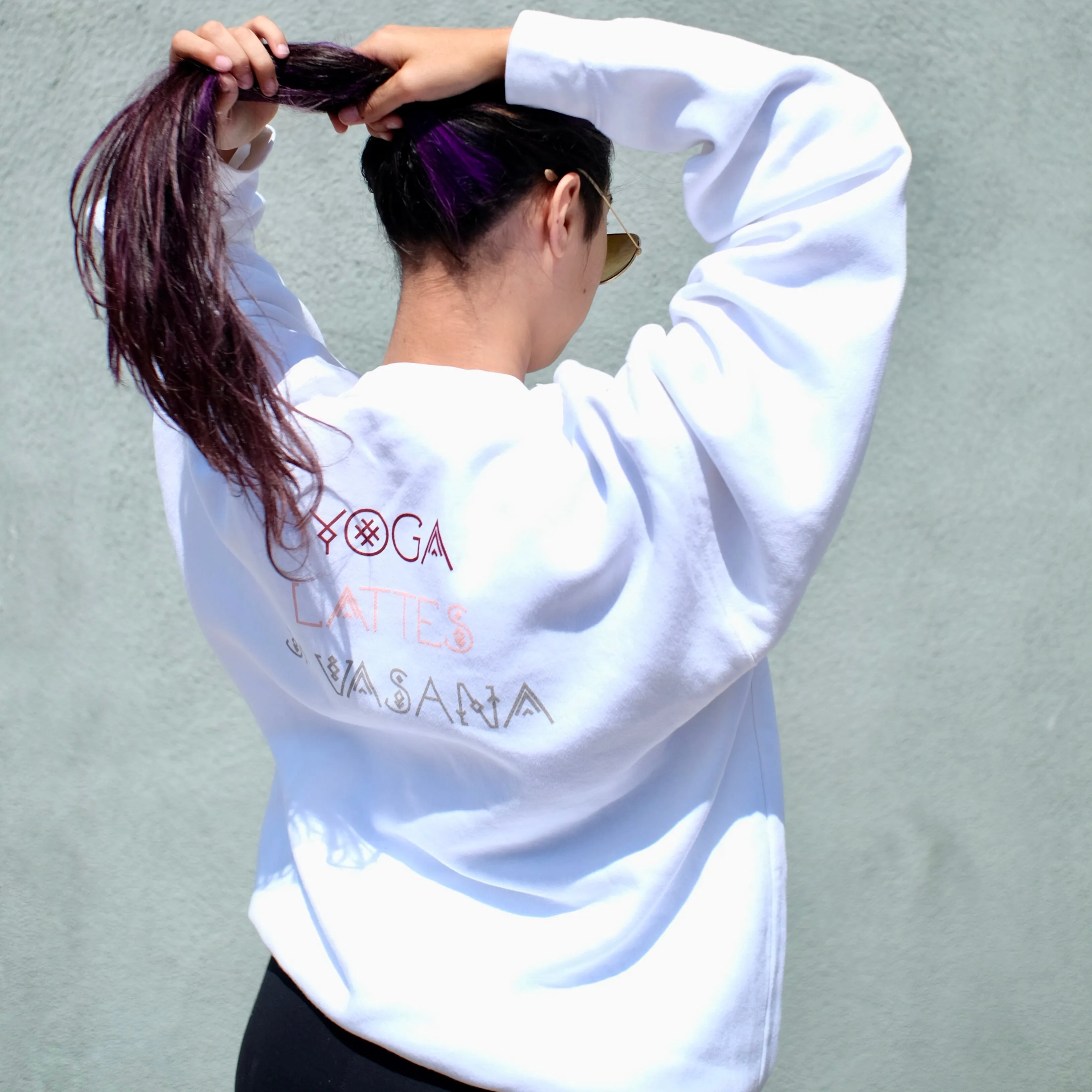 Oversized Cozy fleece – Yoga, coffee & naps... oh my!
