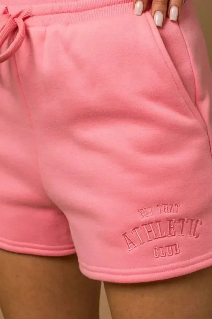 Plus Size “Not That Athletic Club” Sweatshirt & Short Set