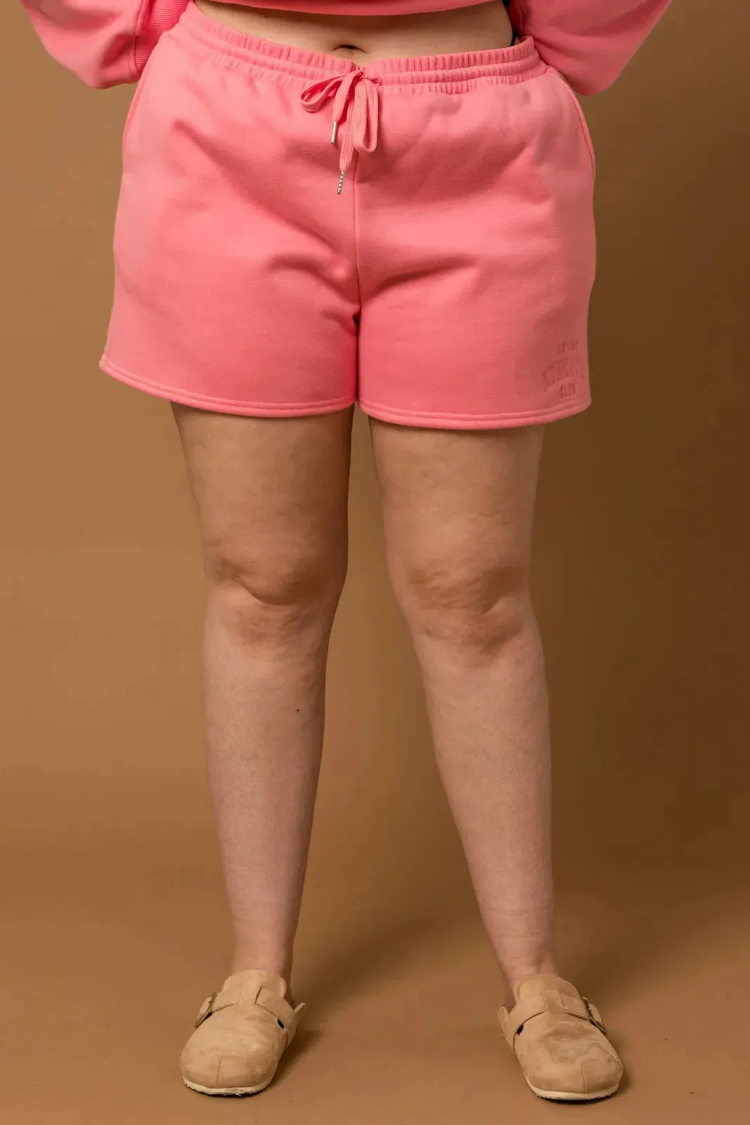 Plus Size “Not That Athletic Club” Sweatshirt & Short Set