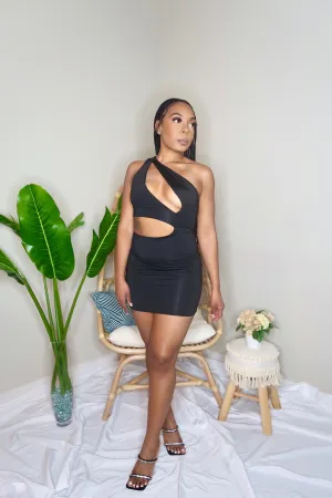 Pretty Tempting Cut Out Mini Dress