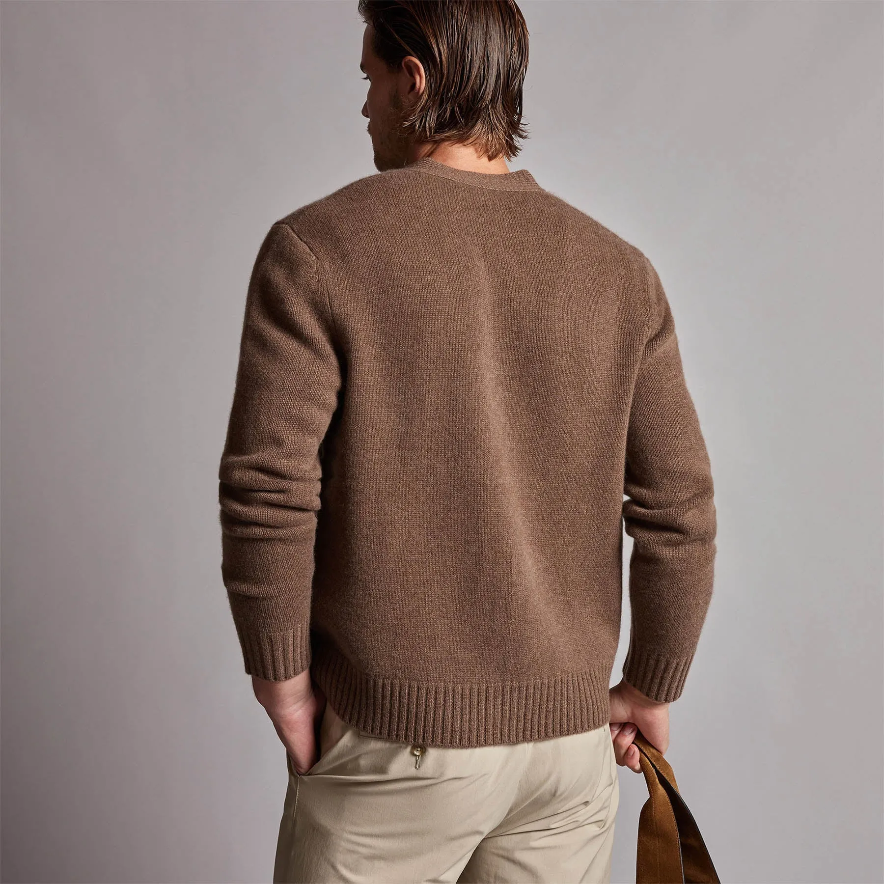 Recycled Cashmere Cardigan - Fox