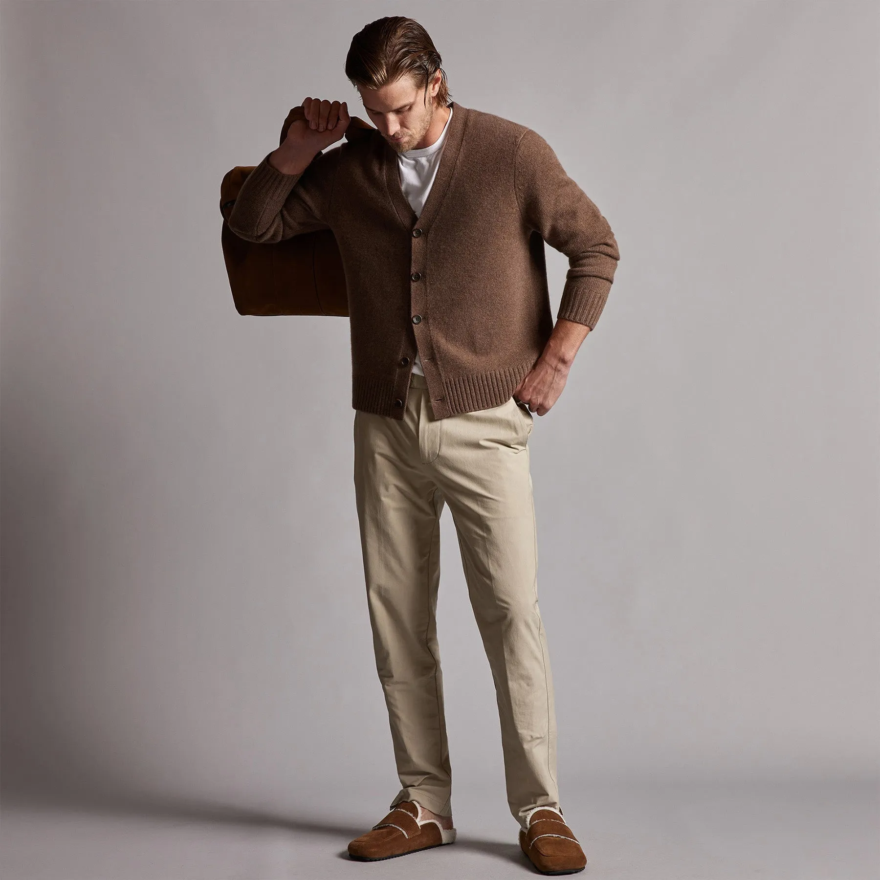 Recycled Cashmere Cardigan - Fox