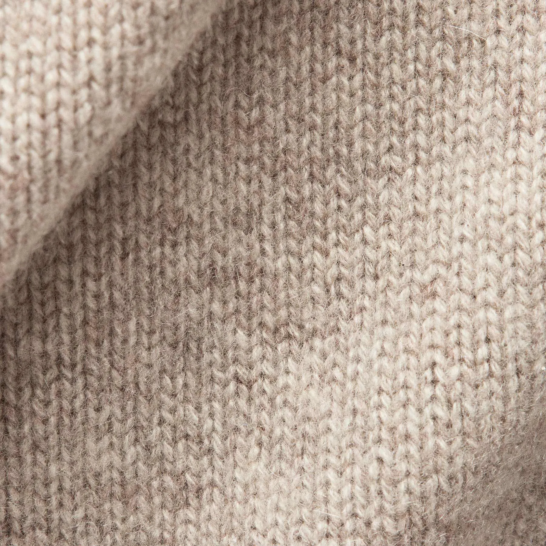 Recycled Cashmere Cardigan - Stone