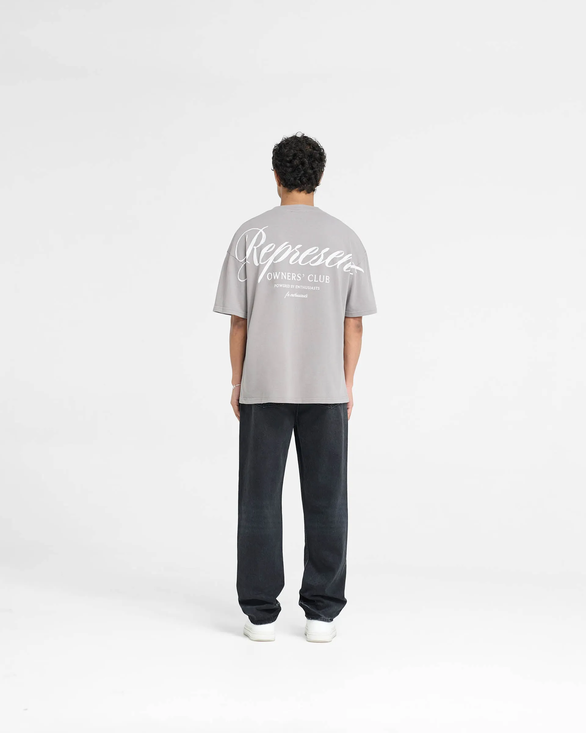 Represent Owners Club Script T-Shirt - Slate