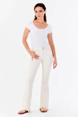 Rosa Wheat Flare Jeans