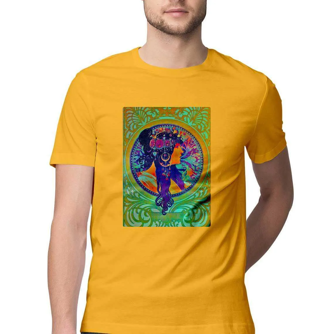 The Best Cotton T-Shirts  - Alphonse Mucha Donna Orechini Men's T-Shirt