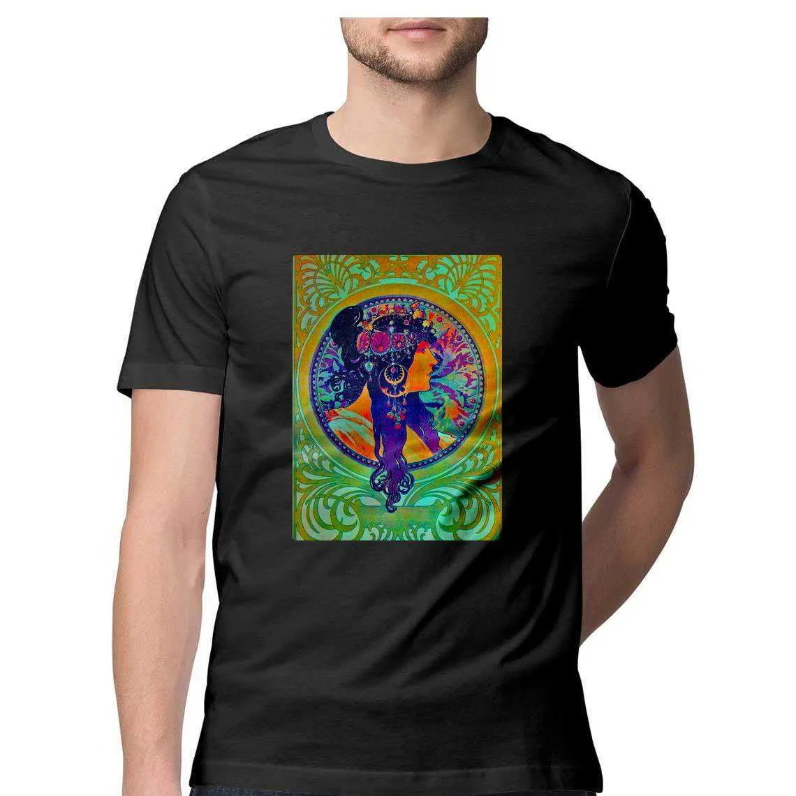 The Best Cotton T-Shirts  - Alphonse Mucha Donna Orechini Men's T-Shirt