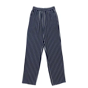 The Silk Lido - Navy/Cream