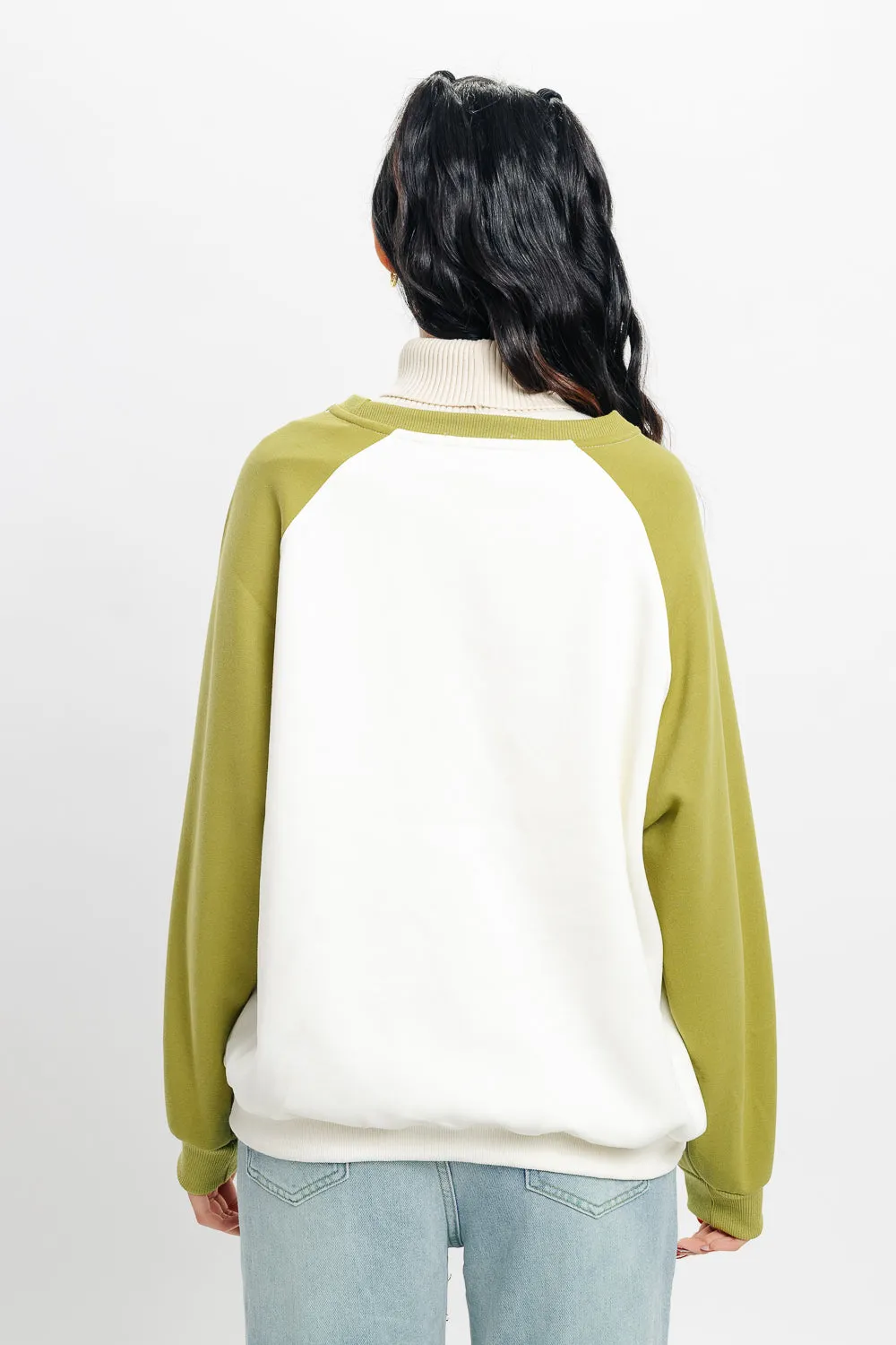 White Garfield Oversized Sweatshirt
