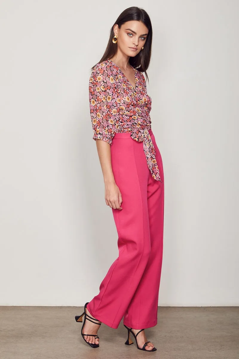 Wish - Florence Wrap Blouse