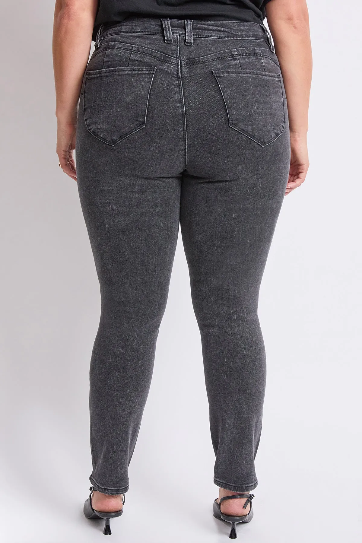Women's Plus High Rise Curve Confidence WannaBettaButt Skinny Jeans