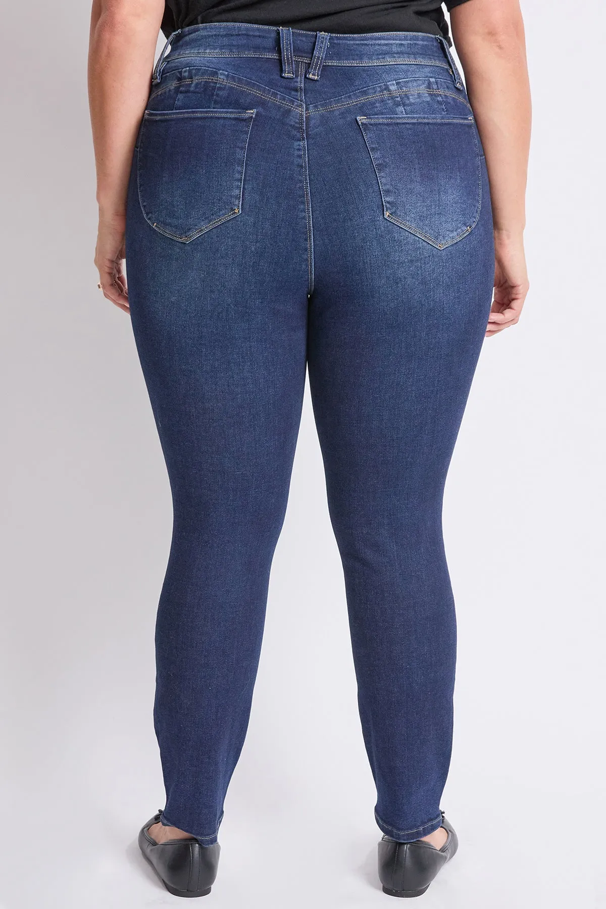 Women's Plus High Rise Curve Confidence WannaBettaButt Skinny Jeans