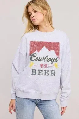 Zutter Cowboys and Beer Sweatshirt